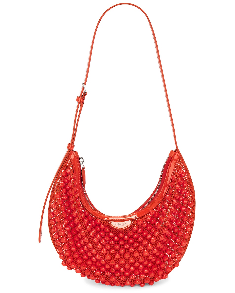 Image 1 of ALAÏA One Piece Demi Bag in Orange Sanguine