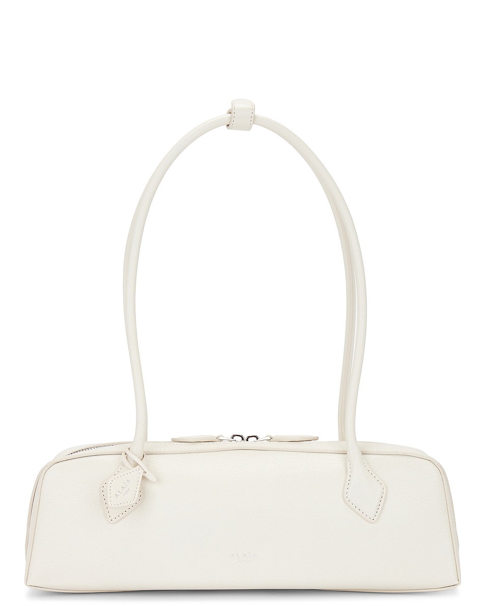 Image 1 of ALAÏA Medium Le Teckel Bag in Ivory