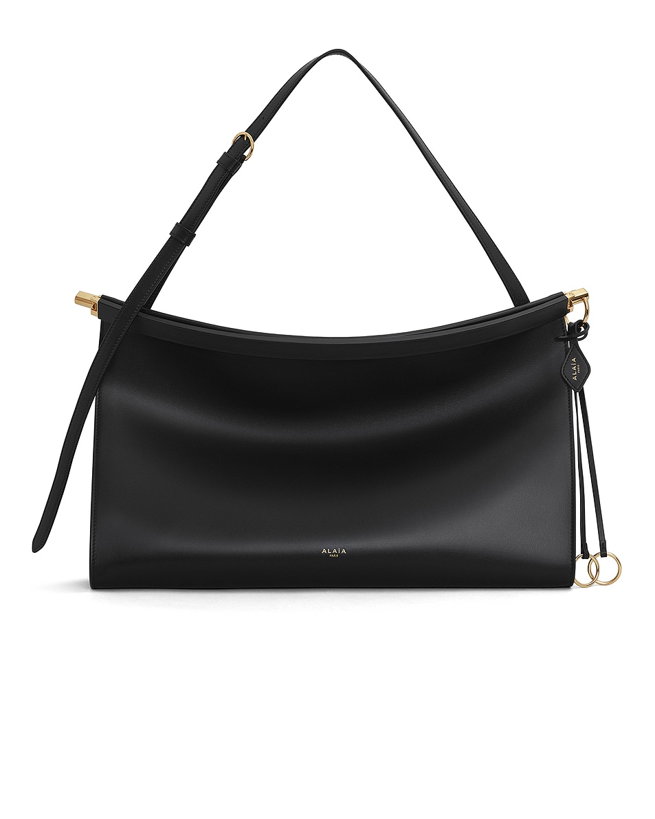 Image 1 of ALAÏA Large Le Click East West Bag in Noir