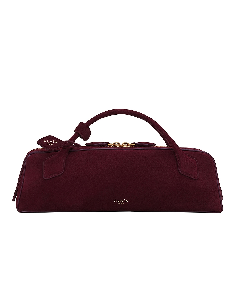 Image 1 of ALAÏA Teckel Clutch in Rouge Grenat