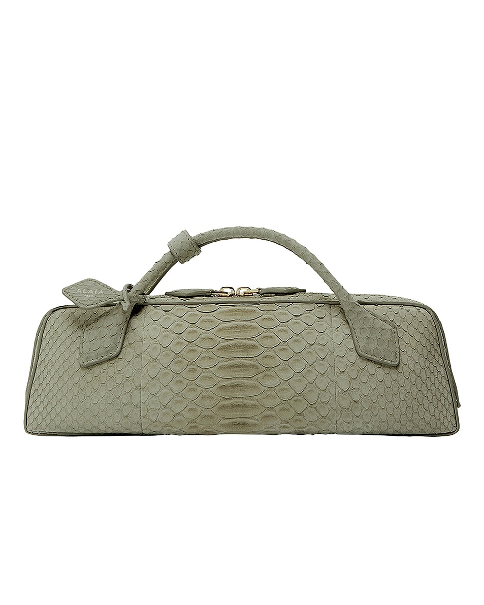 Image 1 of ALAÏA Teckel Clutch in Lichen