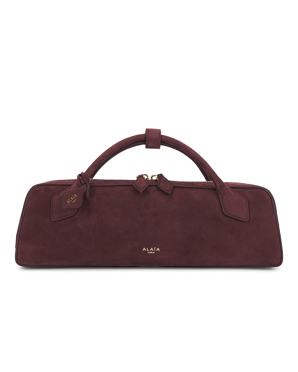 Image 1 of ALAÏA Teckel Clutch in Rouge Grenat
