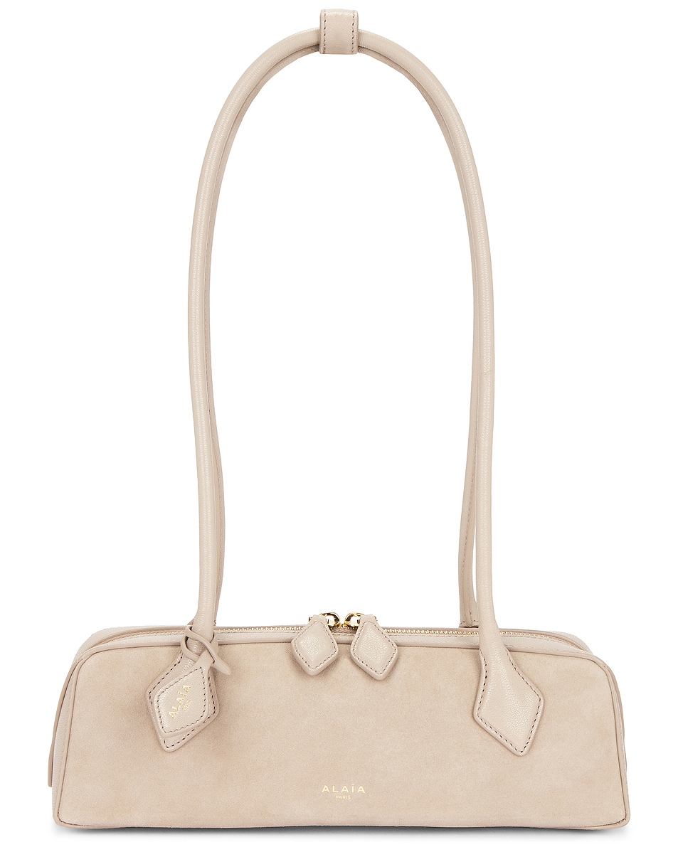 Image 1 of ALAÏA Small Teckel Bag in Grege