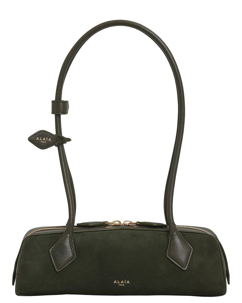 Image 1 of ALAÏA Small Teckel Bag in Olive