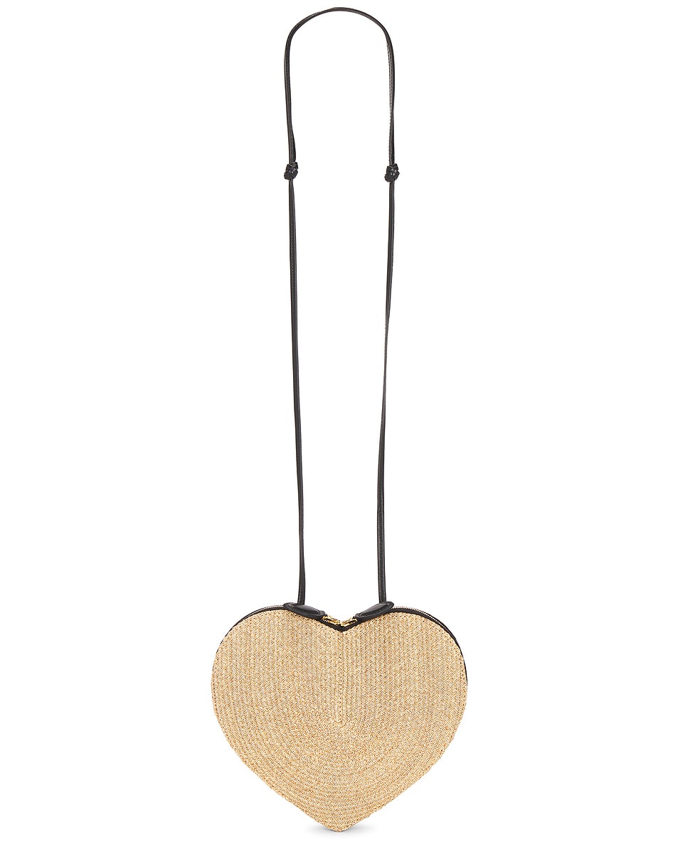 Image 1 of ALAÏA Le Coeur Shoulder Bag in Naturel