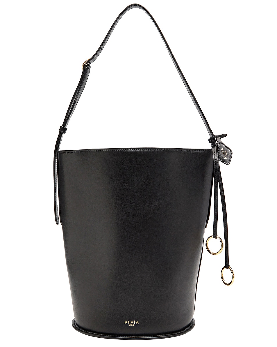 Image 1 of ALAÏA ALAΪA Small Bucket Bag in Noir