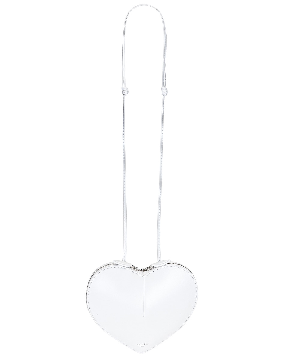 Image 1 of ALAÏA Le Coeur Bag in Blanc Optique