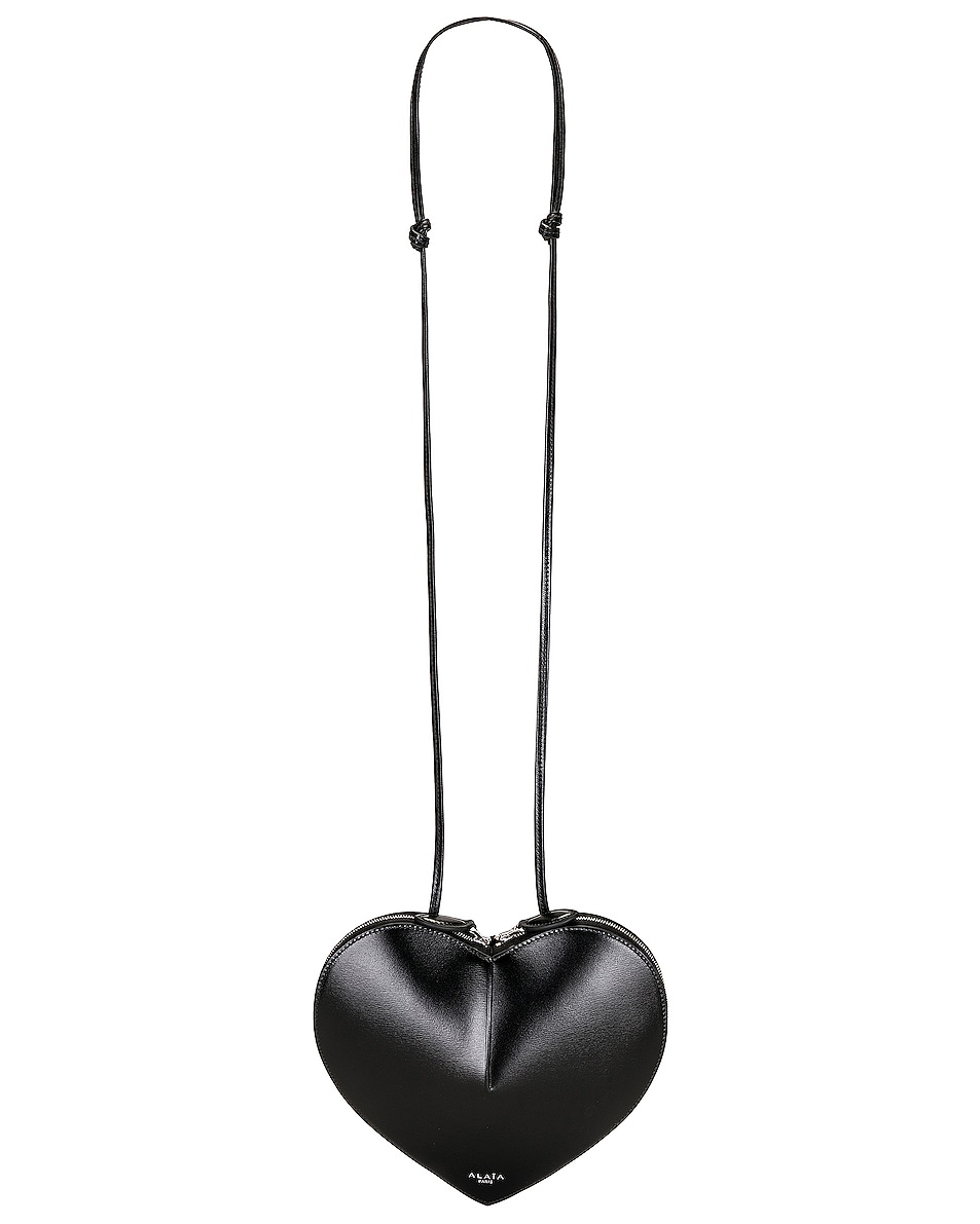 Image 1 of ALAÏA Le Coeur Bag in Noir