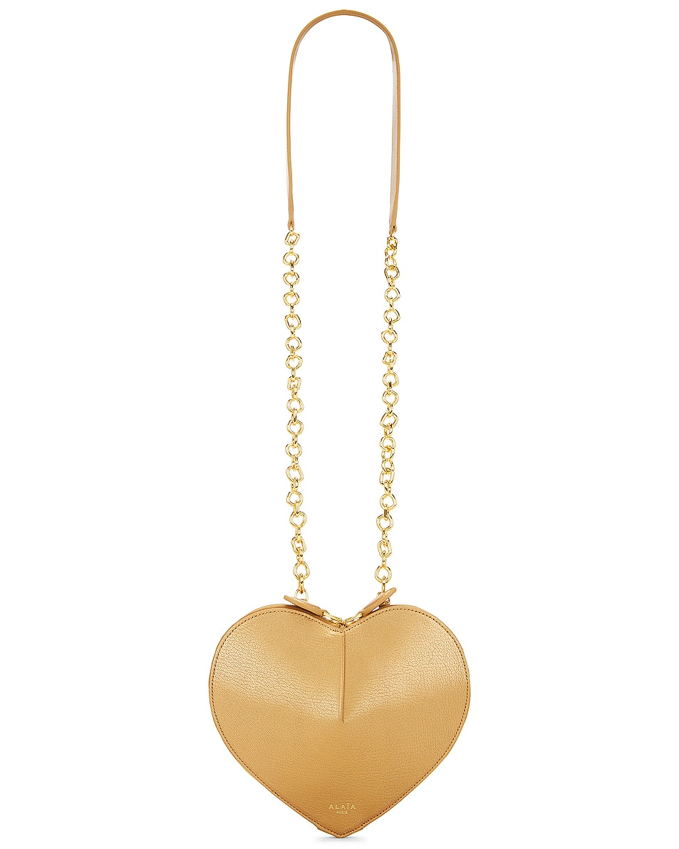 Image 1 of ALAÏA Le Coeur Chain Bag in Cuivre