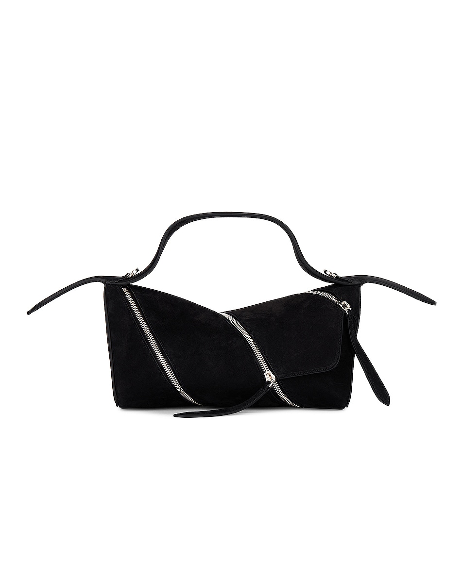 Alya Shoulder Bag - Black Licorice Pleat