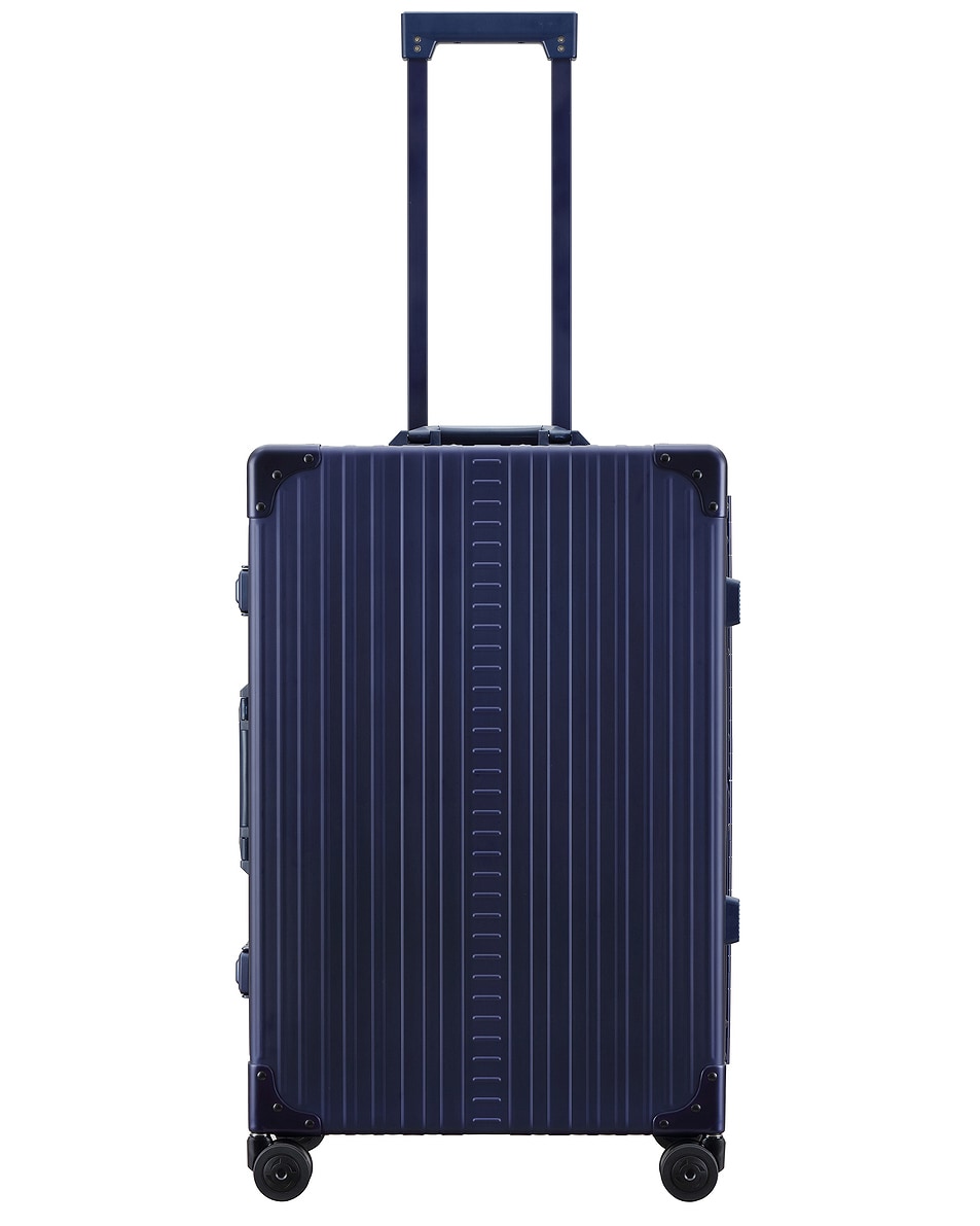 Image 1 of Aleon Traveler Checked 26" Suitcase in Sapphire