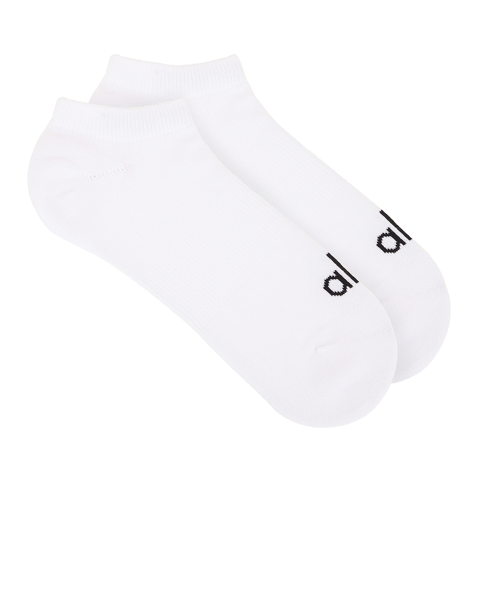 Image 1 of alo Street Sock in White & Black