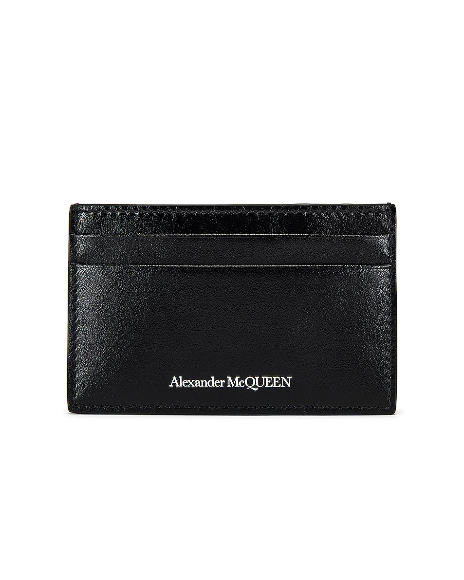 Image 1 of Alexander McQueen Card Holder in Black
