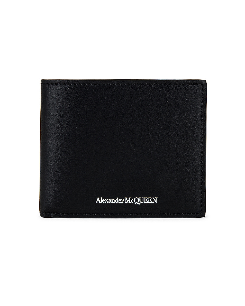 Image 1 of Alexander McQueen Billfold Wallet in Black
