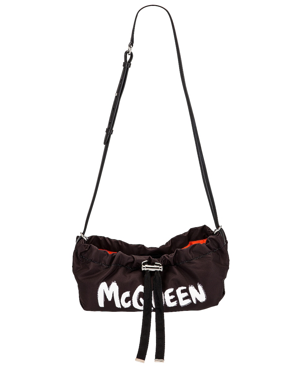 Image 1 of Alexander McQueen Mini Bundle Bag in Black & White