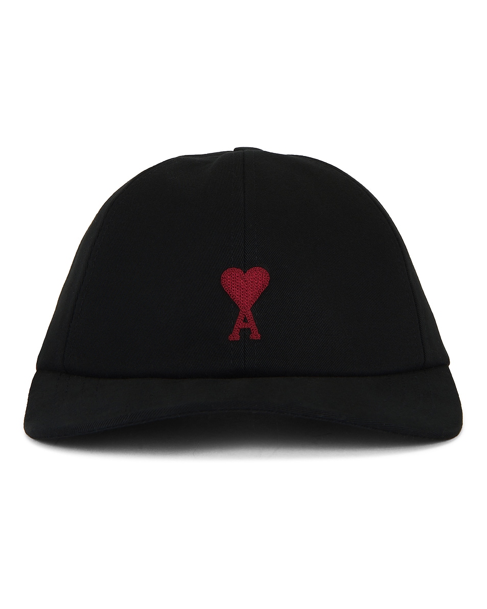 Image 1 of AMI Paris Cap in Black