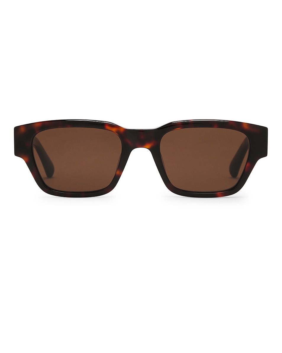 Image 1 of AMI Paris Square Sunglasses in Shell