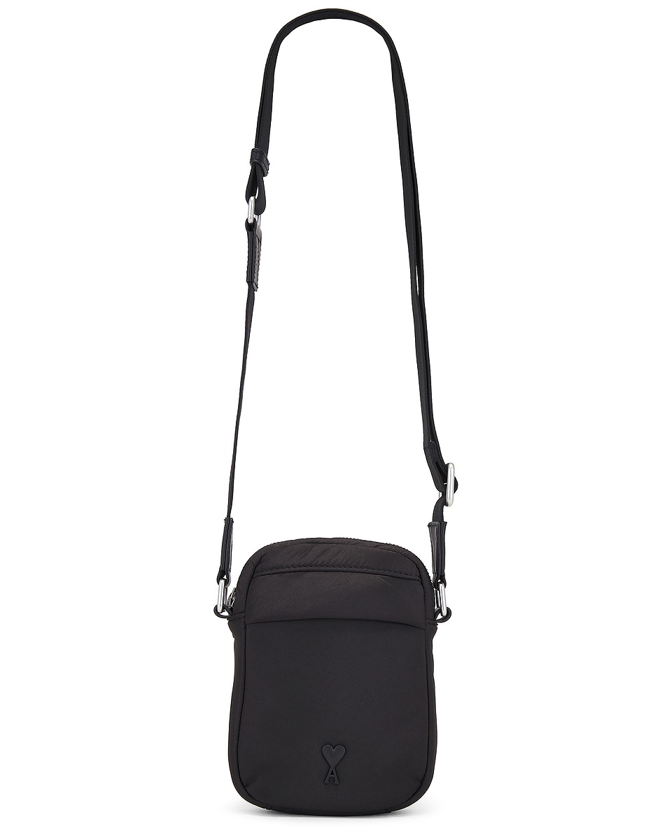 Image 1 of ami Small ADC Cross Pock Bag in Black