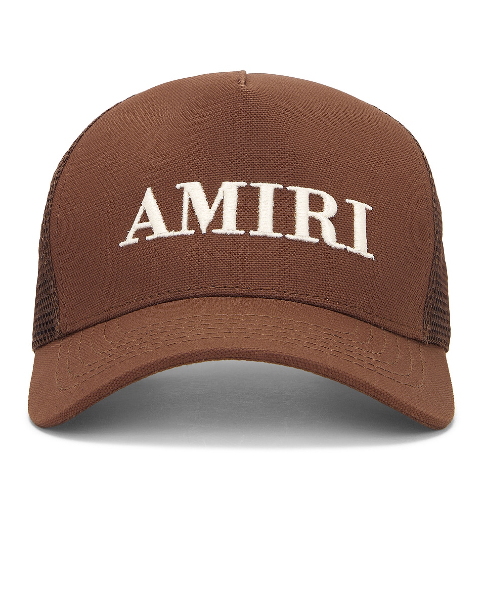 Image 1 of Amiri Logo Trucker in Demitasse