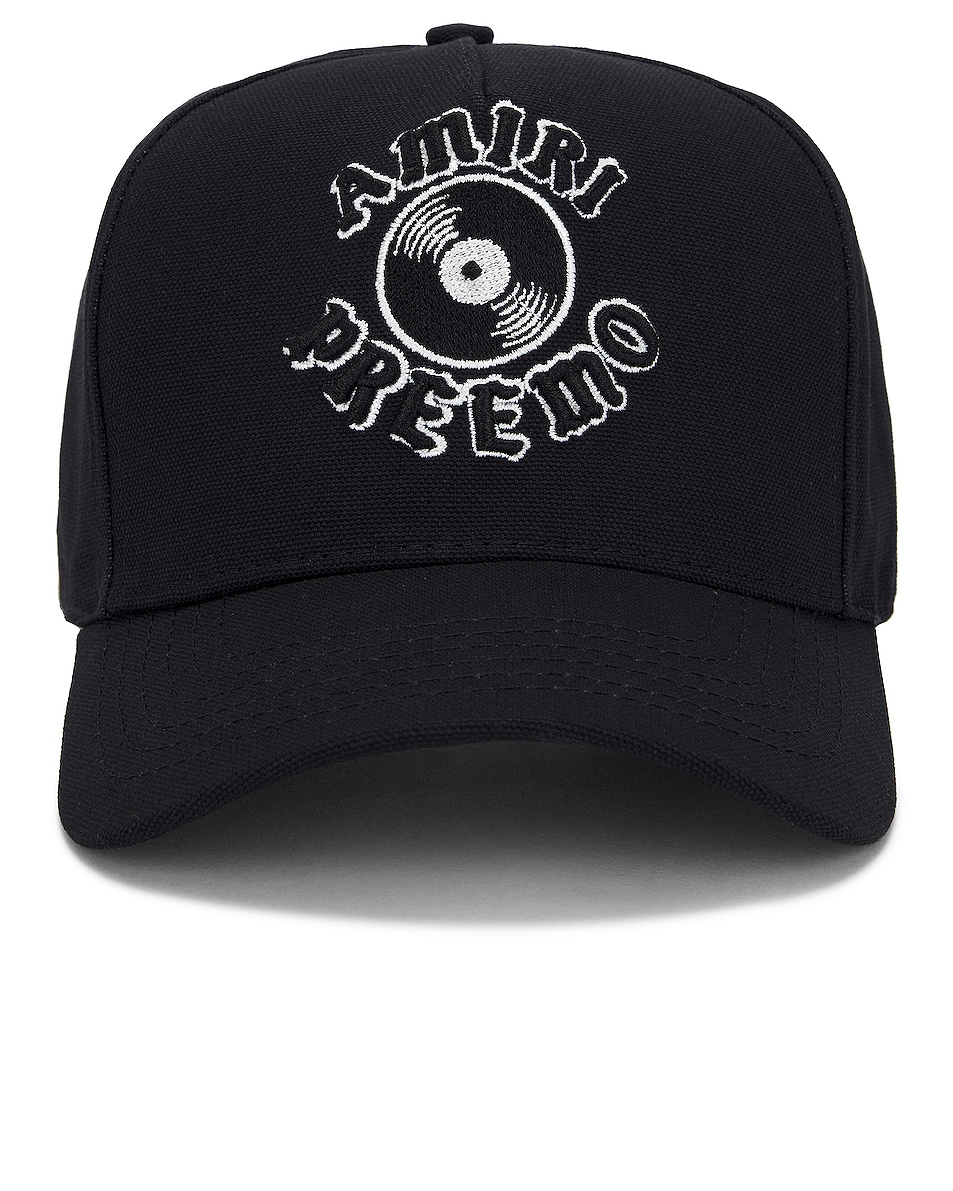 Image 1 of Amiri Dj Premier Record Canvas Hat in Black