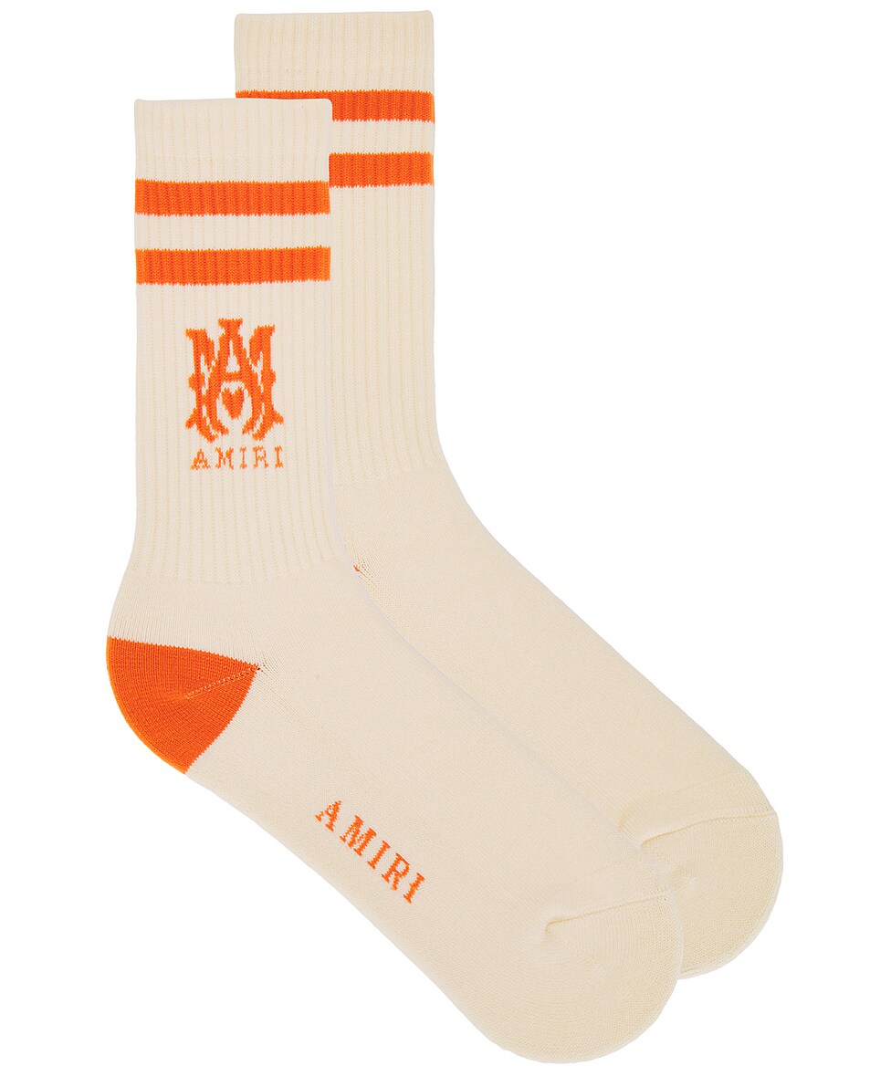 Image 1 of Amiri MA Sock in Bright Orange