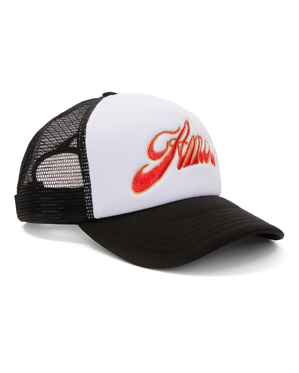 Image 1 of Amiri Groovy Trucker Hat in Black