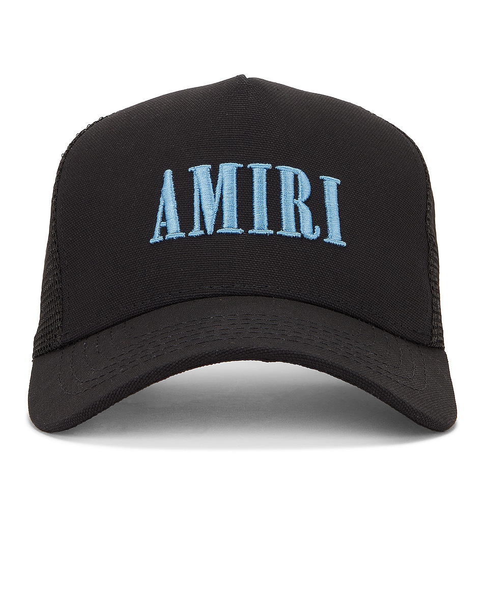 Image 1 of Amiri Core Logo Trucker Hat in Black