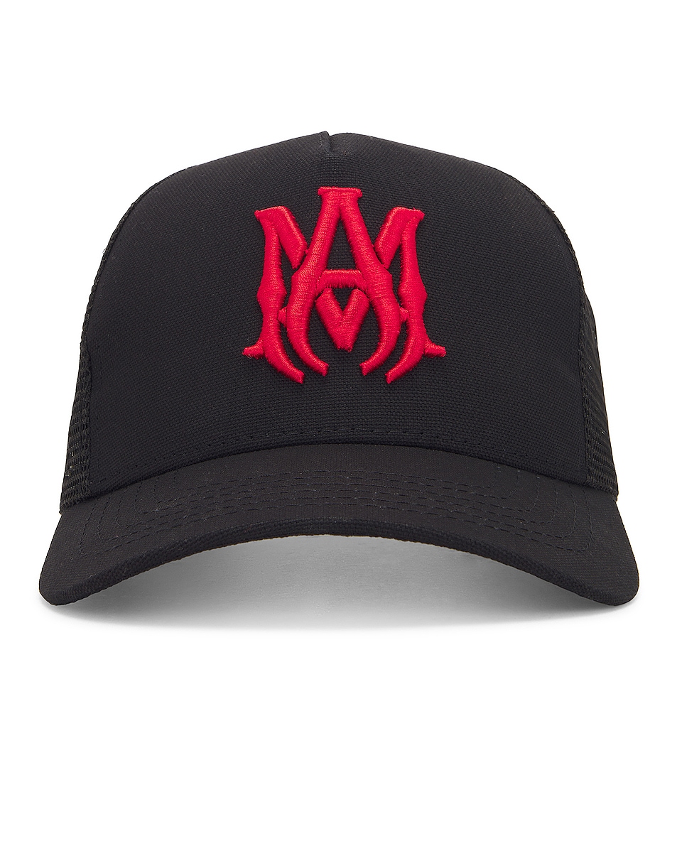 Amiri MA Trucker Hat in Black | FWRD