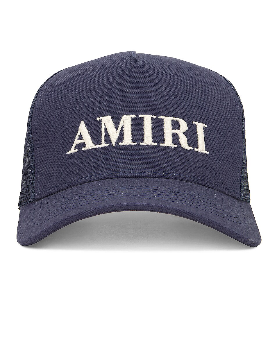 Image 1 of Amiri Logo Trucker in Navy