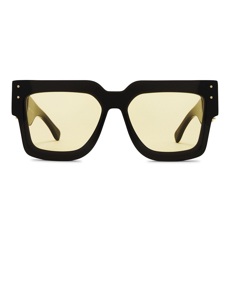 Image 1 of Amiri Jumbo MA Sunglasses in Black & Yellow