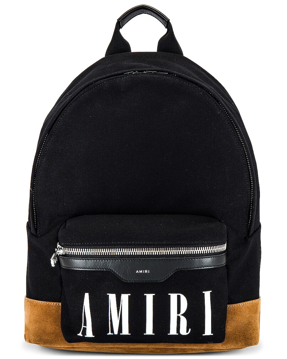 Image 1 of Amiri Canvas Classic Backpack in Black