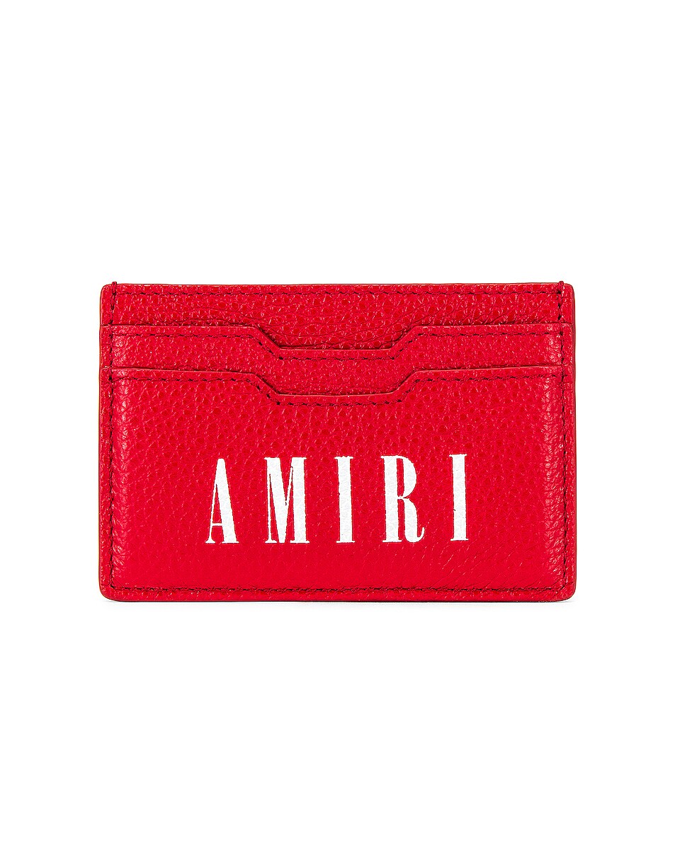 Image 1 of Amiri Logo Cardholder in Red