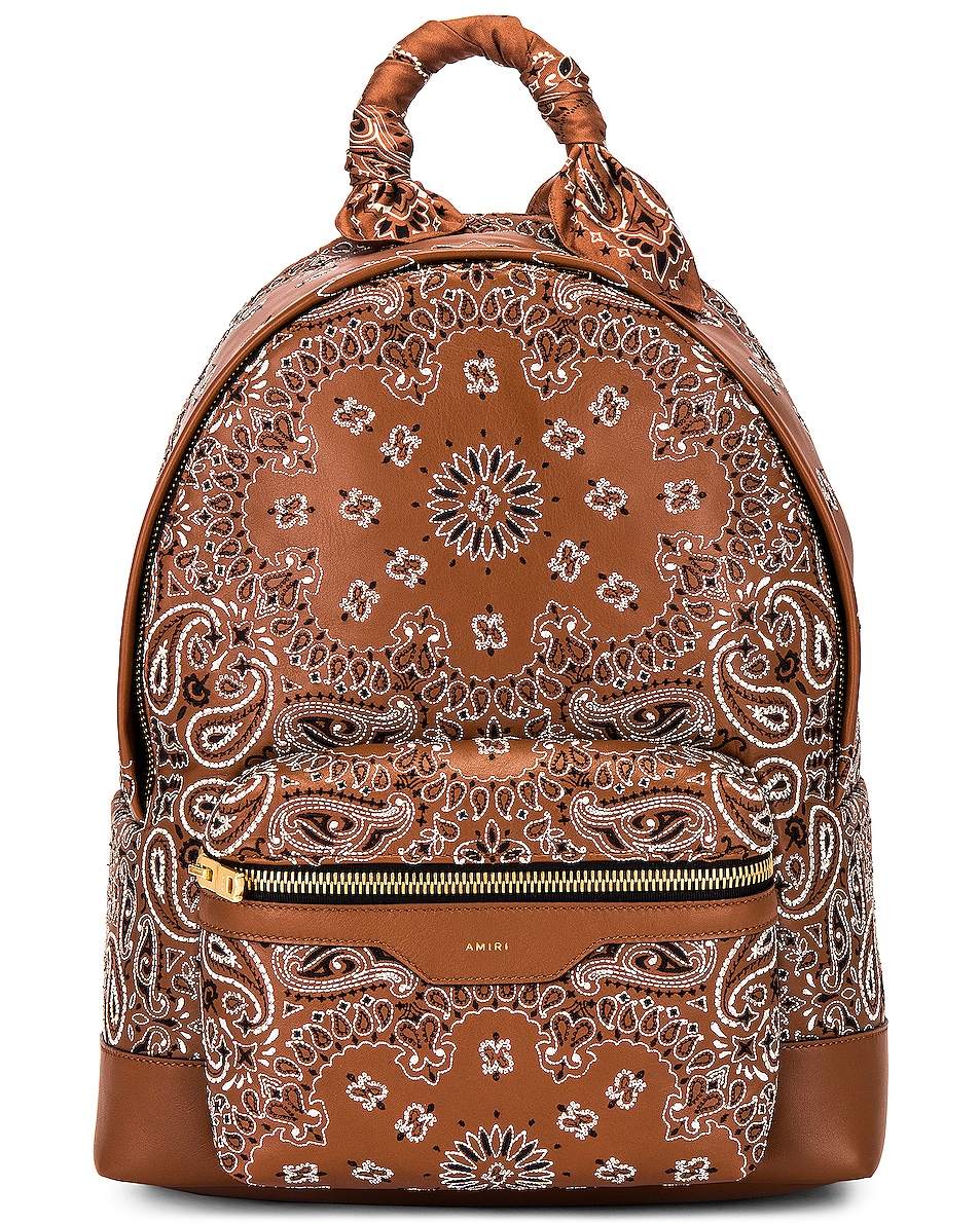 Image 1 of Amiri Bandana Classic Backpack in Brown