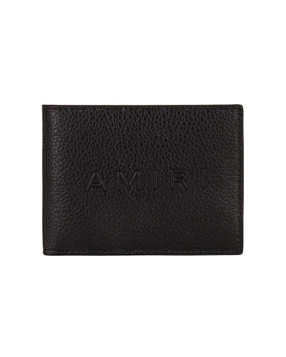 Image 1 of Amiri Logo Bifold Wallet in Black
