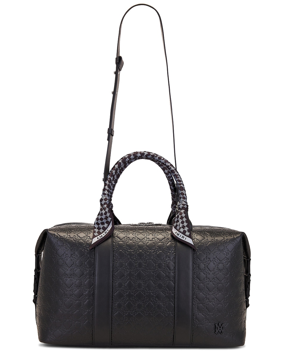 Image 1 of Amiri MA Quad Leather Duffle Bag in Black