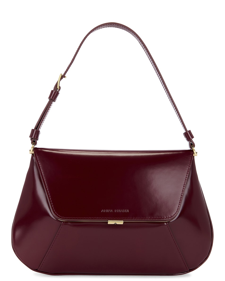 Image 1 of AMINA MUADDI Ami Bag in Wine