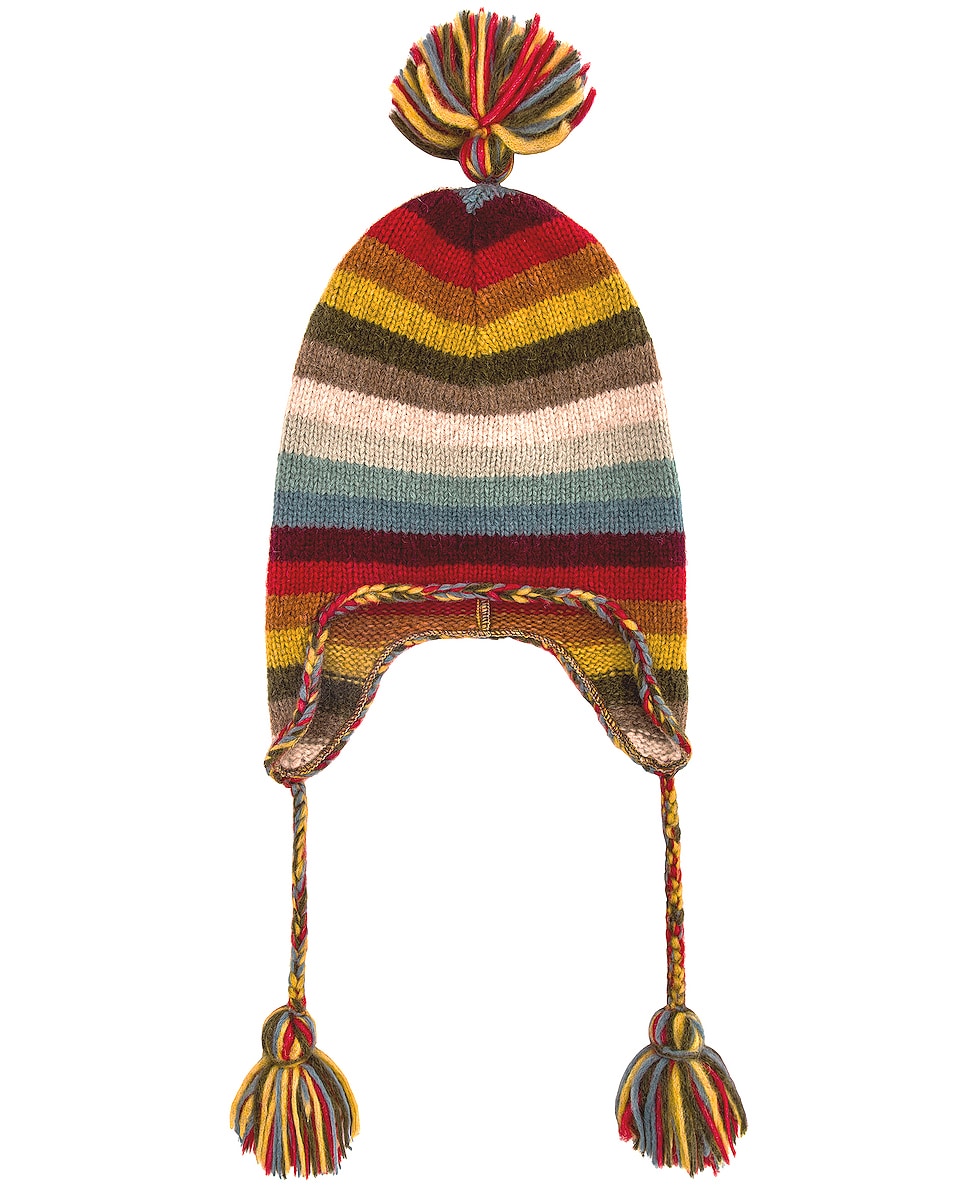 Image 1 of ALANUI Rainbow Mountain Hat in Multicolor