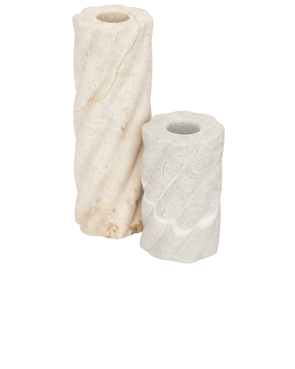 Image 1 of Anastasio Home Swell Candle Set in Oyster