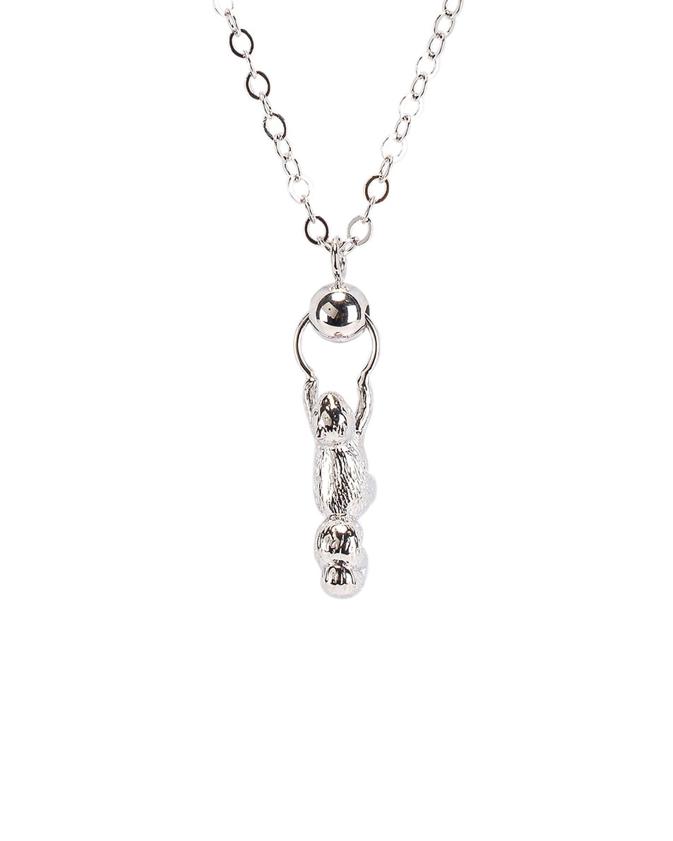 Image 1 of A.P.C. Squirrel Necklace in Argent
