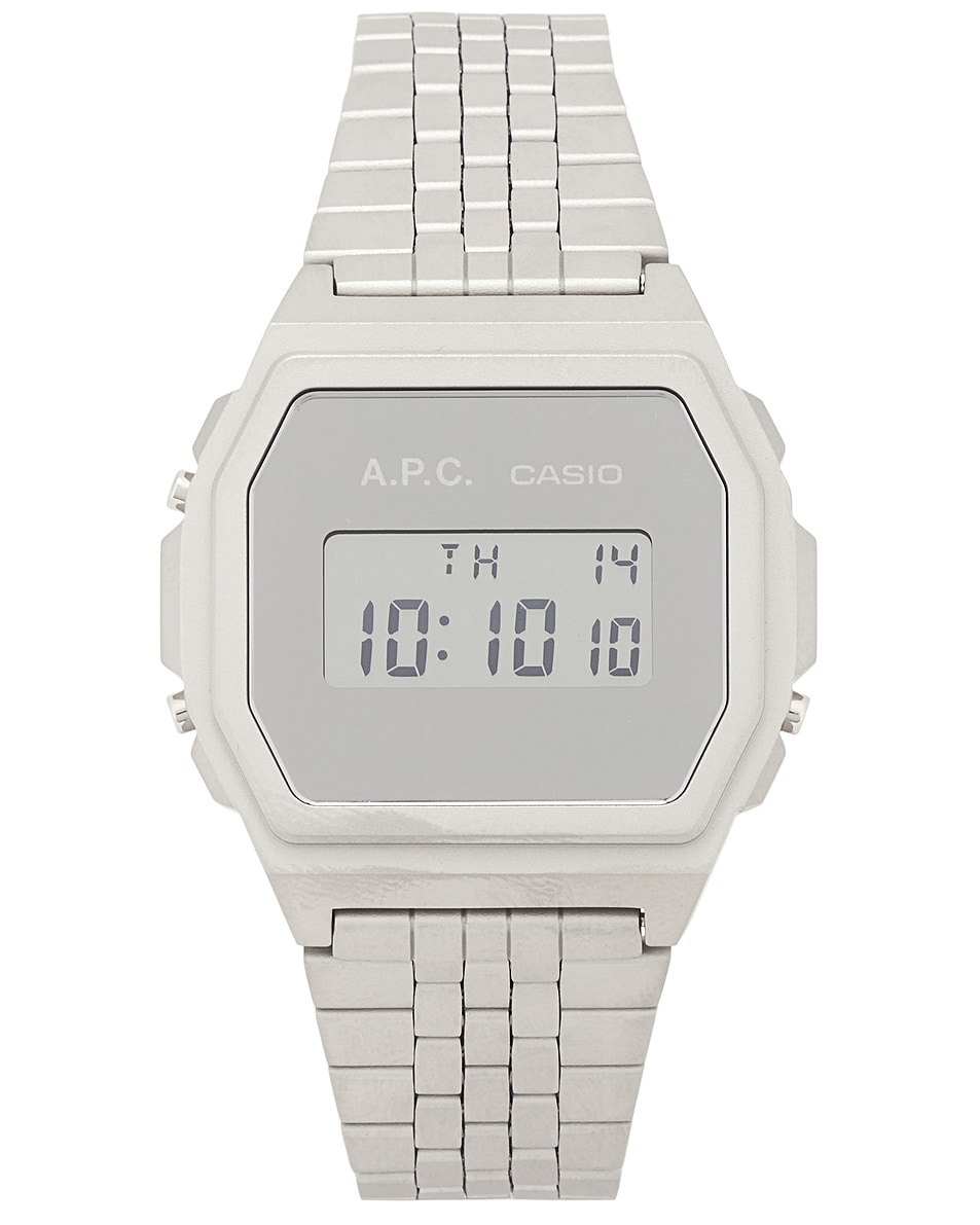 Image 1 of A.P.C. Montre Casio Watch in Silver