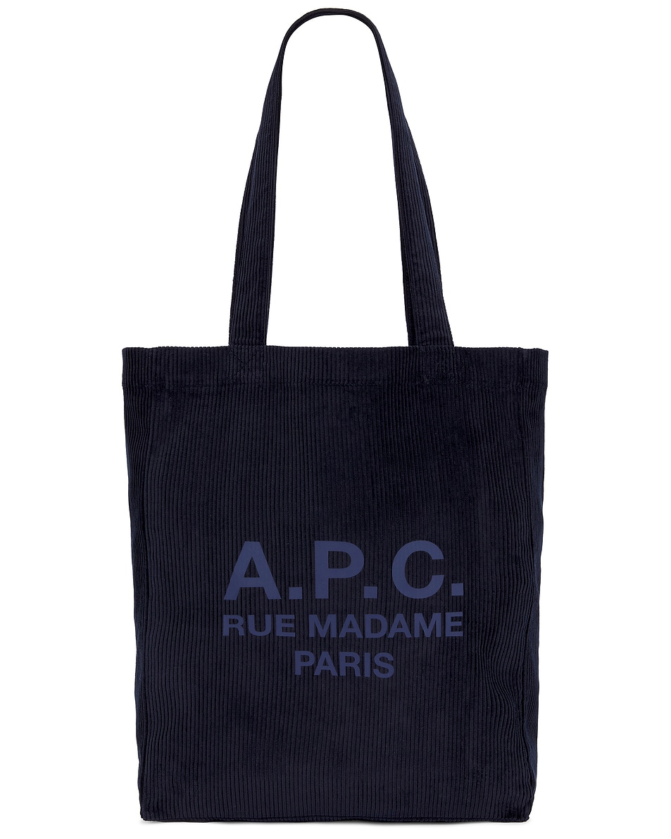 Image 1 of A.P.C. Lou Rue Madame Tote Bag in Dark Navy