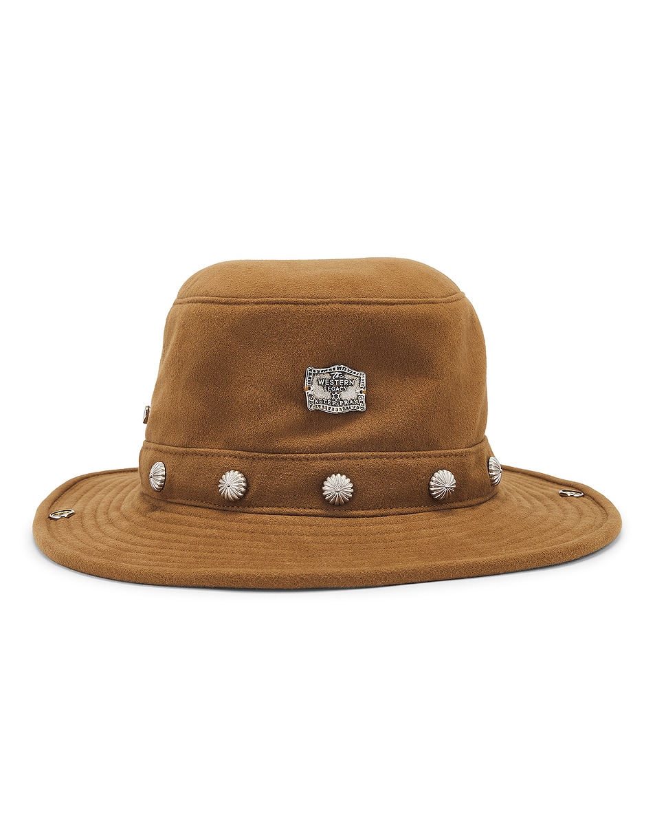 Image 1 of After Pray Western Fedora in Mocha