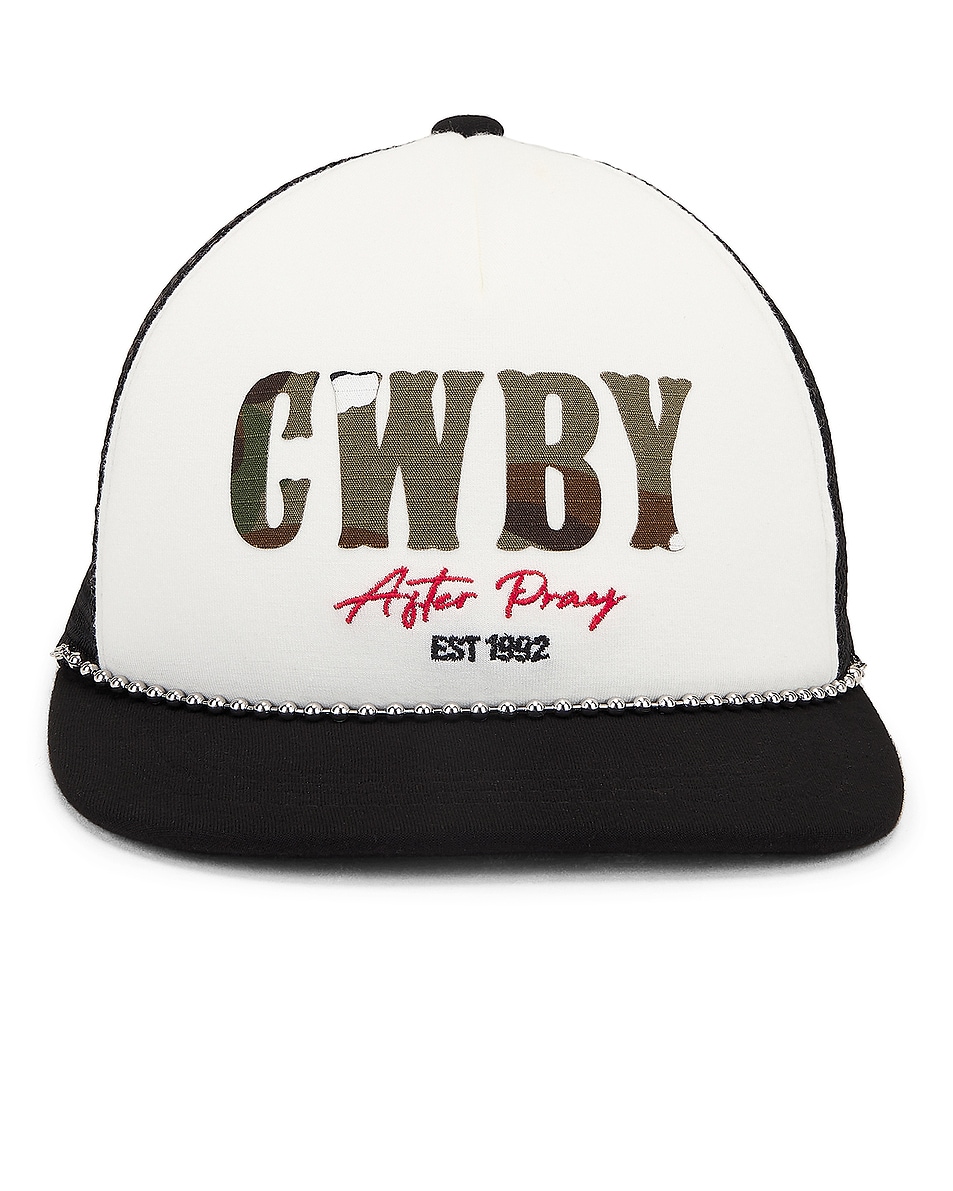 Image 1 of After Pray CWBY Trucker Cap in Black