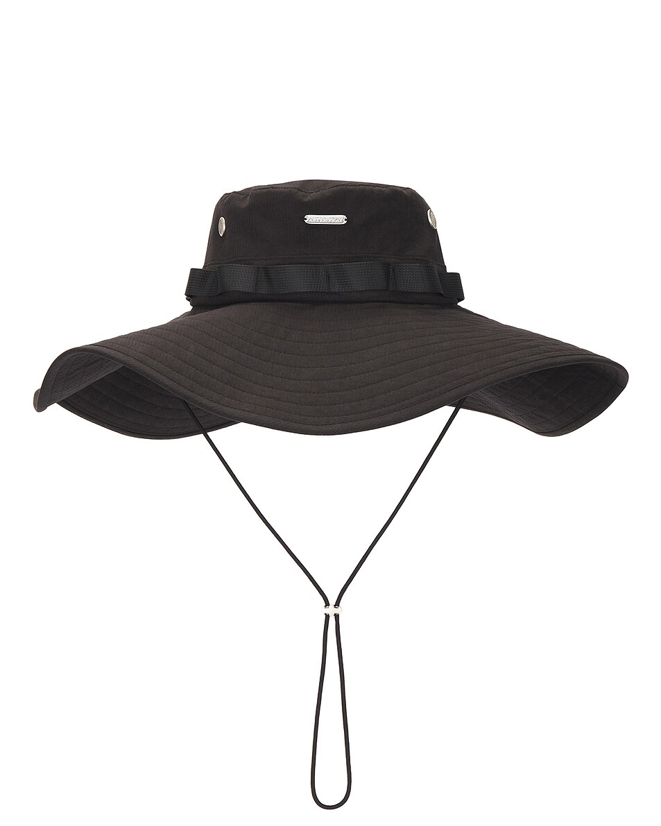 Image 1 of After Pray Wide Safari Bucket Hat in Black
