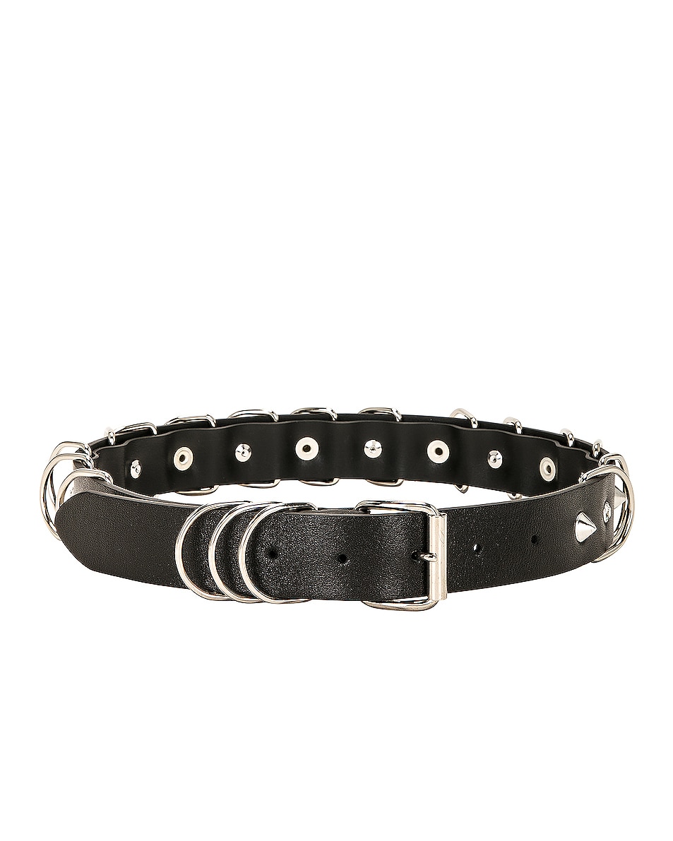 Image 1 of Alessandra Rich Leather Belt in Black