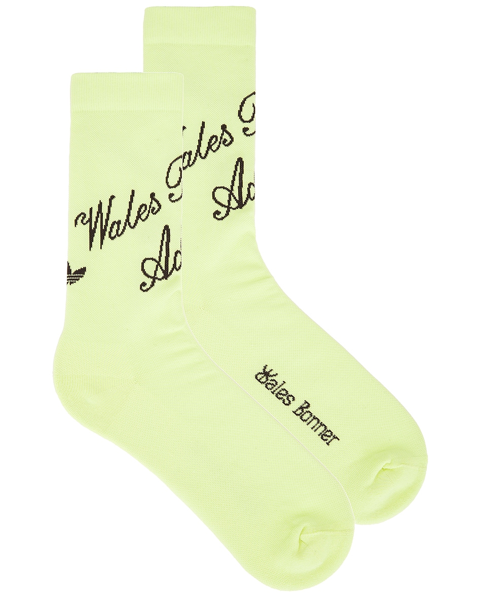 Image 1 of adidas by Wales Bonner Short Socks in Semi Frozen Yellow