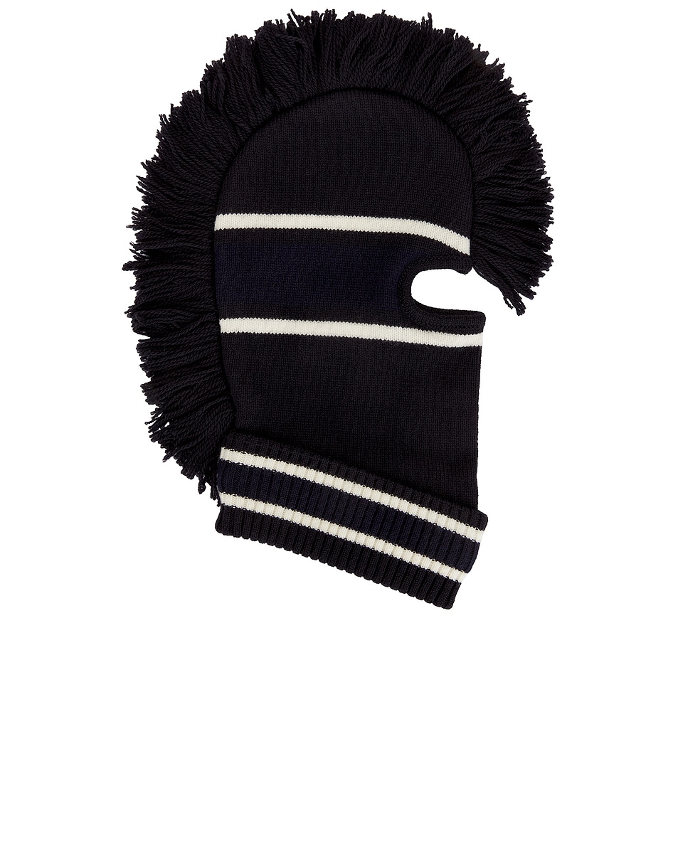 Image 1 of Ambush Fringe Knit Balaclava in Tap Shoe