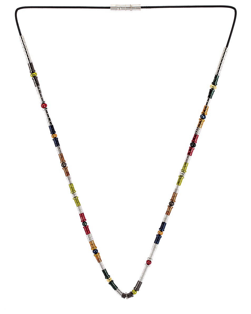 Image 1 of Ambush Classic Multi Metal Beads Necklace in Multi