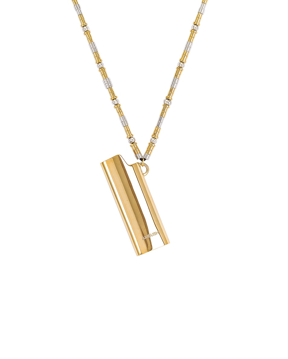Image 1 of Ambush Lighter Case Necklace in Gold