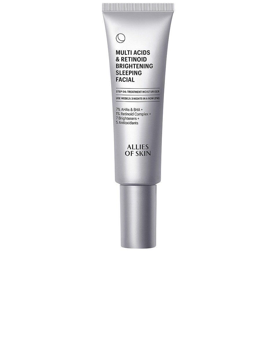 Image 1 of Allies of Skin Multi Acids & Retinoid Brightening Sleeping Facial in 
